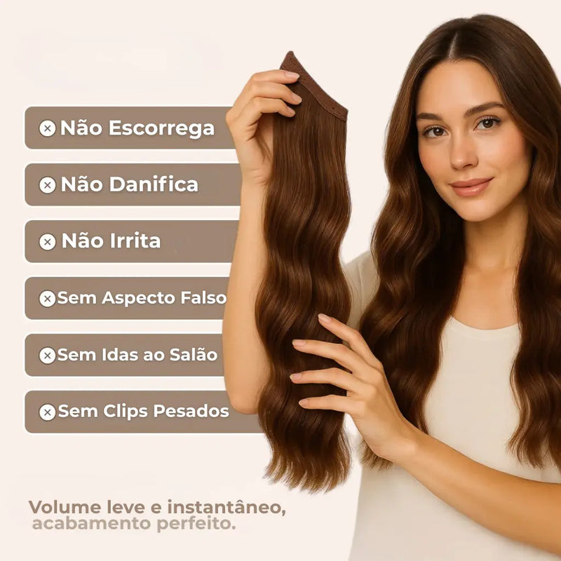 Aplique de Fio Invisível Halo Compre 01 e Leve 01 Grátis