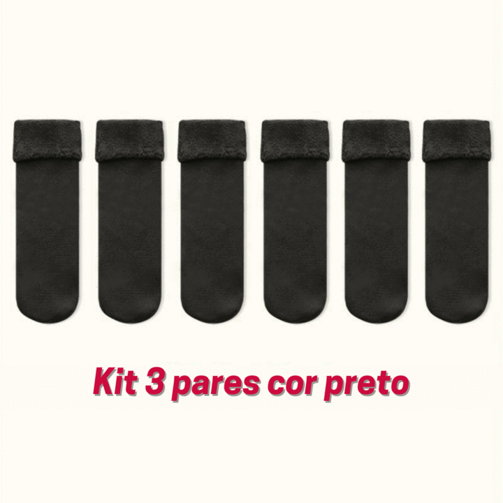 Meias Thermo - Meias Térmicas de Inverno Kit