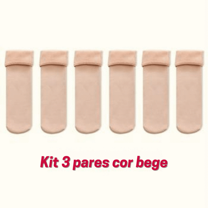 Meias Thermo - Meias Térmicas de Inverno Kit